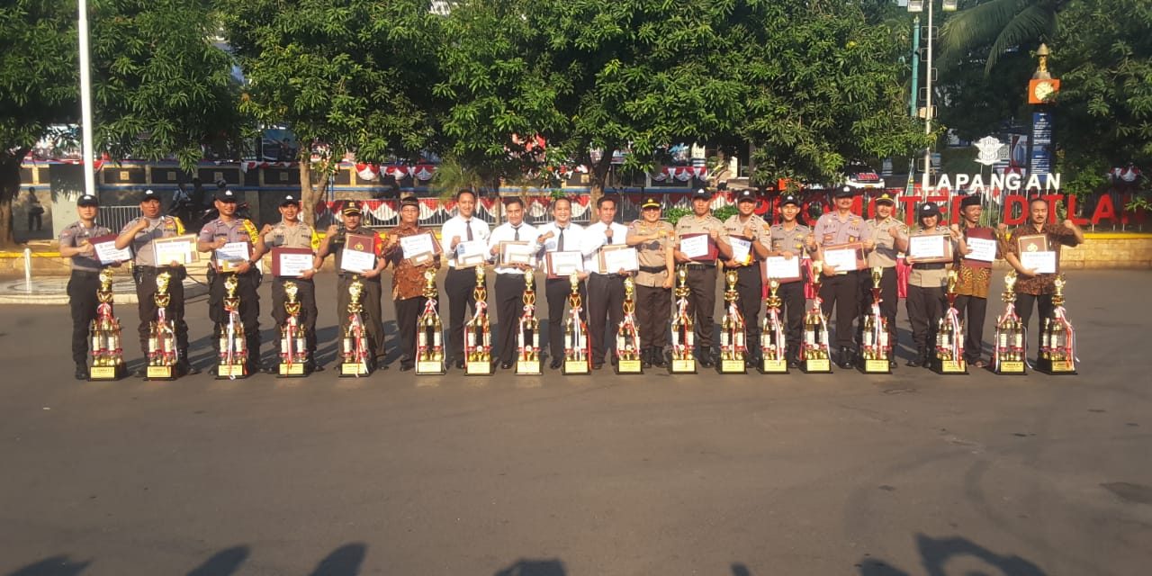 Polsek Jatiuwung Raih Juara 1 Lomba Polsek Sebagai Basis Deteksi Tingkat Polda Metro Jaya