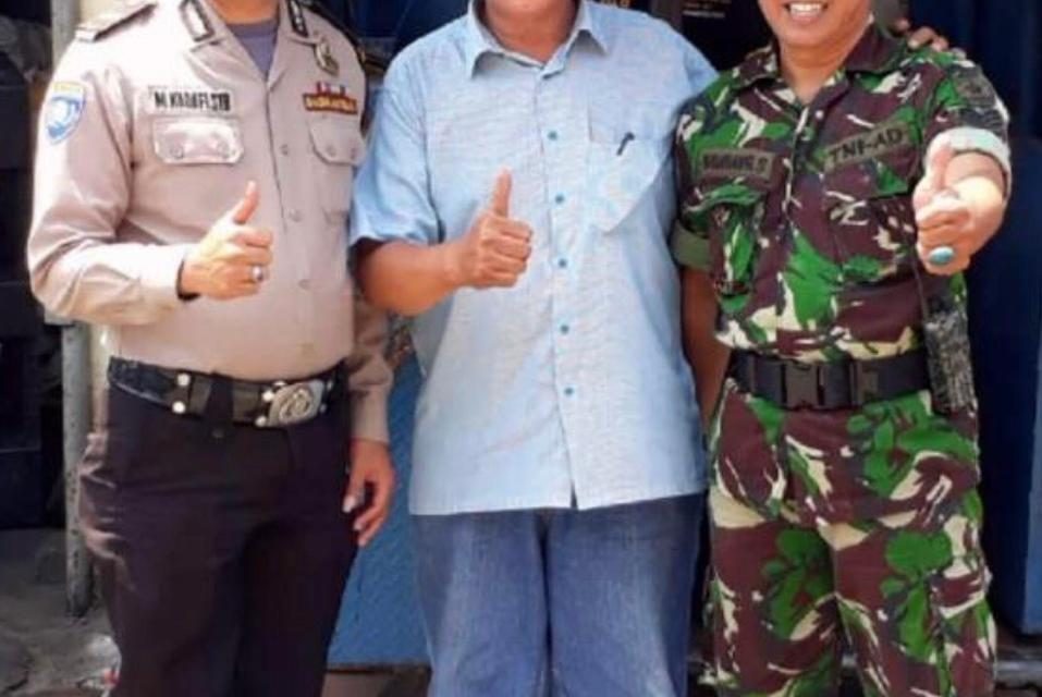 Sinergitas TNI Polri Dalam Menjaga Kamtibmas Saat Sambang