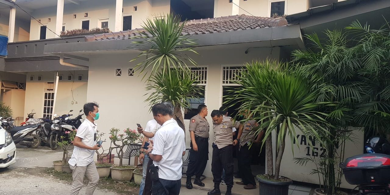 Unit Samapta Polsek Cipondoh Quick Respon Amankan Lokasi Penemuan Mayat