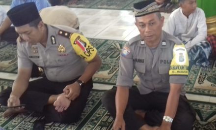 KAPOLSEK KARAWACI KOMPOL DODDY GINANJAR SH BERSAMA BHABINKAMTIBMAS KEL.MARGASARI MELAKSANAKAN JUMLING DI MESJID ALITIFAK.