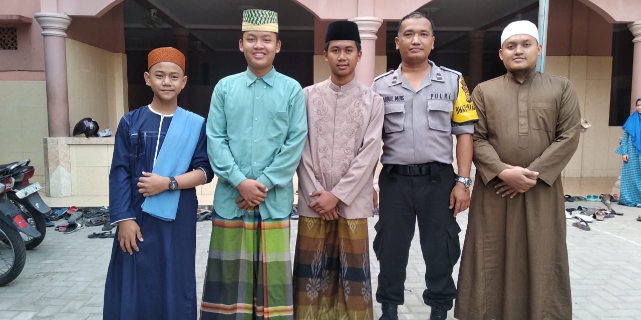 Bhabinkamtibmas Polsek Cipondoh Sambang Polsantren