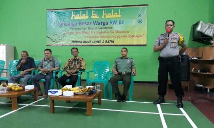 Sinergitas Bhabinkamtibmas Polsek Cipondoh Dan Babinsa Hadir Acara Halal Bihalal Warganya