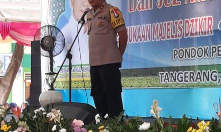 Kapolsek Batuceper hadiri Kegiatan acara Wisuda Tahfidz Qur’an Haflatul khotmil Qur’an 30 Jus angkatanke-3,  Juz Amma dan Madrasah Diniyah Takmiliyah dengan agenda acara pembukaan majelis Dzikir,  Penutupan Mastasa,  Pembukaan tahun ajaran baru 2019/2020