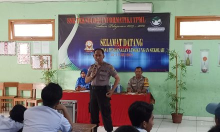 Panit Binmas Polsek Cipondoh Ajak Siswa Baru Untuk Jauhi Narkotika