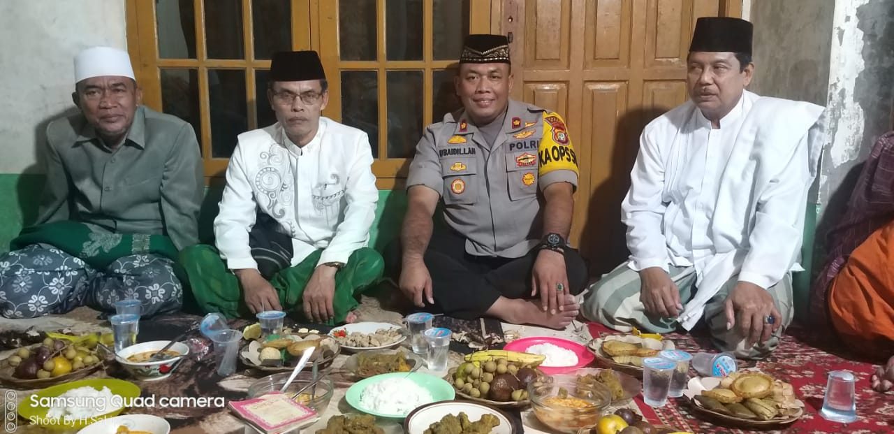 Kapolsek Benda Hadiri Kegiatan Tahlilan Warganya