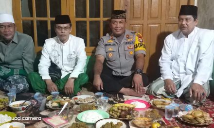 Kapolsek Benda Hadiri Kegiatan Tahlilan Warganya