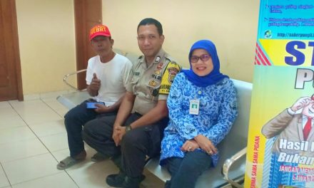 Brigadir Taopik Binmas Kelurahan Karanganyar kunjungi Kantor Kelurahan