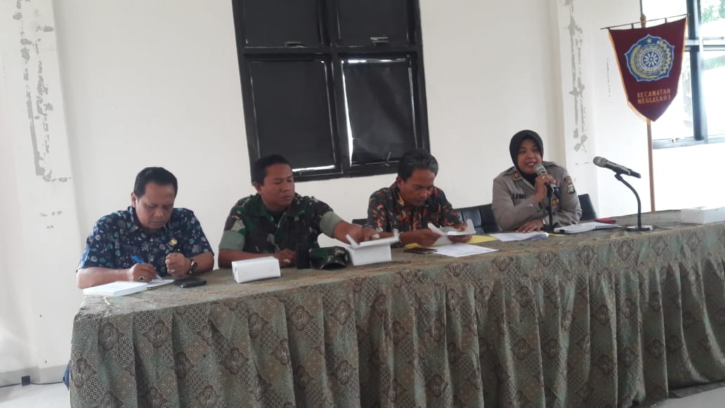 Wakapolsek Neglasari hadiri rapat persiapan Upacara 17 Agustus tingkat Kecamatan