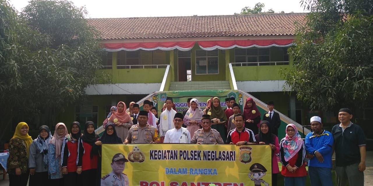 ‘Cooling System’ Kapolsek Neglasari Gandeng Pondok Pesantren Berperan Serta Harkamtibmas