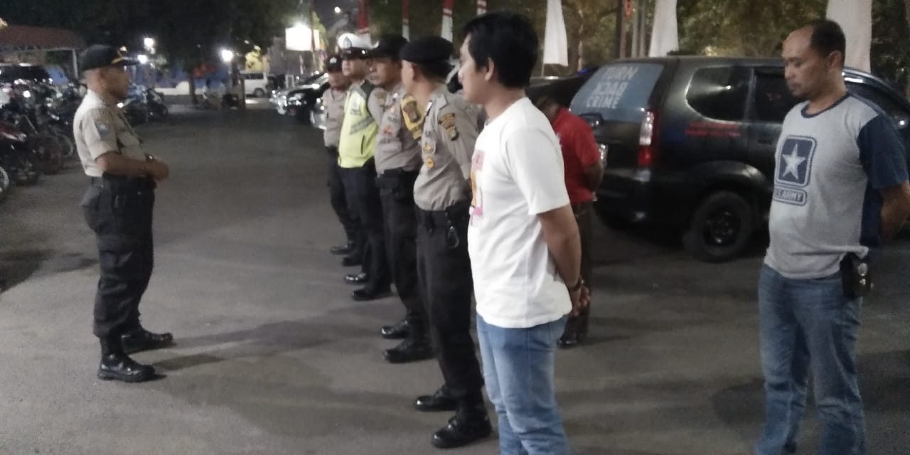 Selaku Pawas, Ipda Ismail Panit 1 Binmas Polsek Neglasari pimpin Operasi Cipta Kondisi