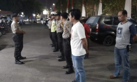 Selaku Pawas, Ipda Ismail Panit 1 Binmas Polsek Neglasari pimpin Operasi Cipta Kondisi