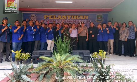 Iptu James Herizanto Kanit Samapta Polsek Neglasari hadiri Pelantikan DPC LPM