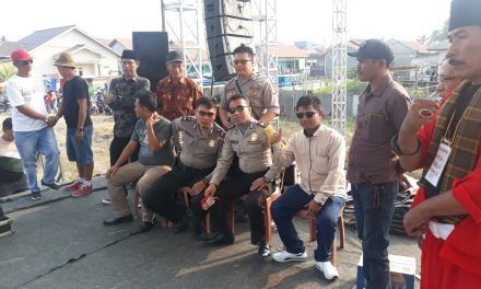 Pengamanan Hiburan Rakyat Dangdut Family’s Grup Ds. Kebon Cau kec. Teluknaga