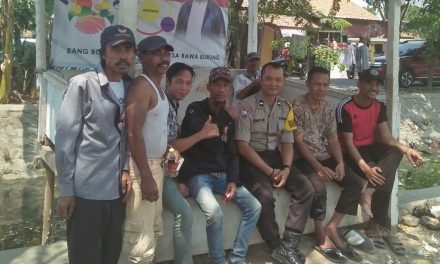 Sambangi Warga Bhabinkamtibmas Ds. Rawa Burung Kondusifkan Kamtibmas