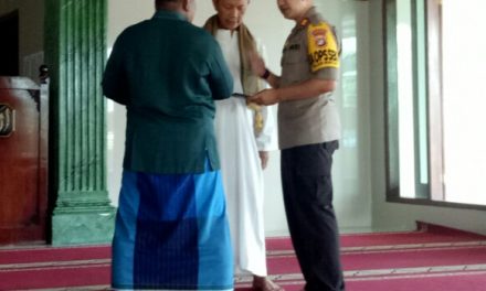 Kunjungi Masjid Sebagai Giat Cooling System Kapolsek Teluknaga