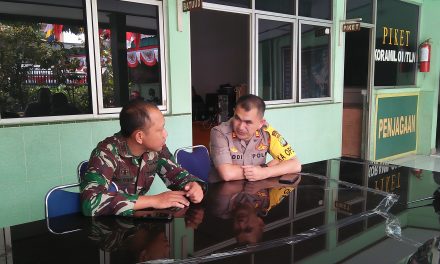 Sinergitas TNI Polri Dalam Menjaga Kamtibmas Jalin Silaturrahmi