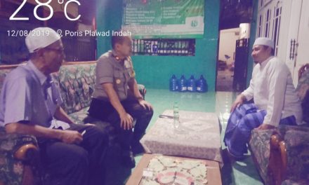 Sambang DDS Ke Tokoh Masyarakat Oleh Kapolsek Cipondoh Jaga Situasi Kondusif