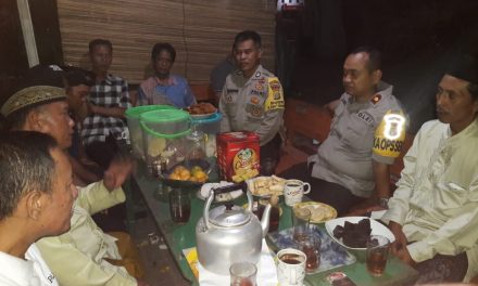 Kapolsek Cipondoh Sambangi Tomas Jaga Situasi Tetap Aman Kondusif