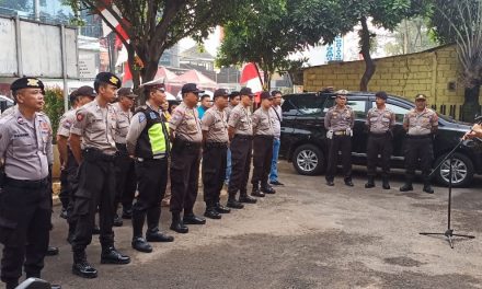 Kapolsek Cipondoh Berikan Arahan Saat Apel Pagi