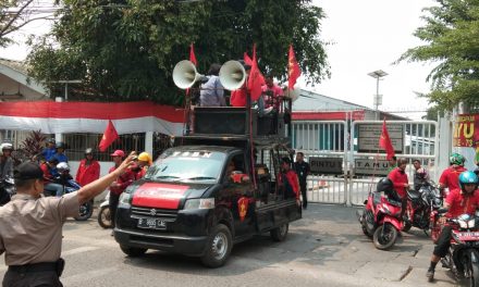 Polsek Batuceper telah mengawal kegiatan Aksi Konvoi  / Sosialisasi gabungan Aliansi Serikat Pekerja Serikat Buruh Tangerang Raya