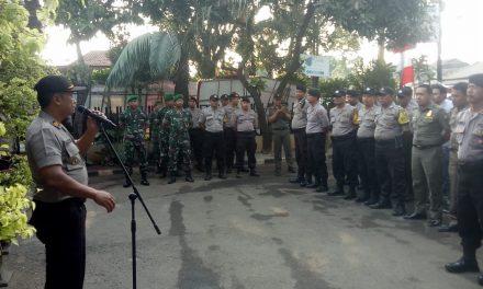 Polsek Cipondoh Gelar Apel Pengamanan Malam Takbiran