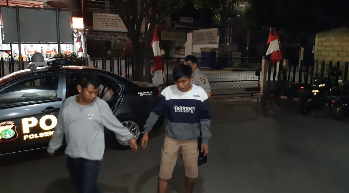 Anggota Samapta Polsek Cipondoh Quick Respon Amankan Pelaku Pencurian