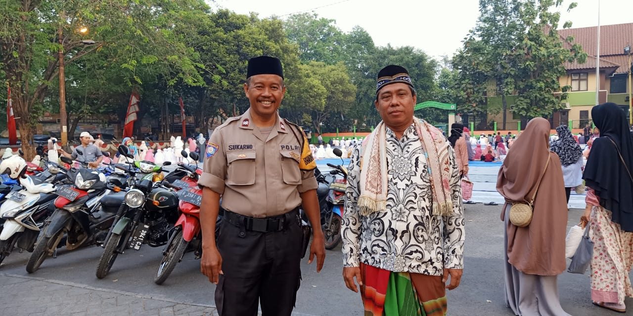 Pengamanan Sholat Idul Adha Jama’ah Muhammadiyah Cipondoh