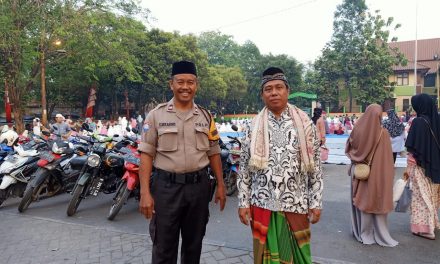 Pengamanan Sholat Idul Adha Jama’ah Muhammadiyah Cipondoh