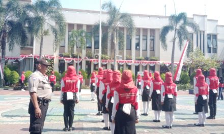 Bhabinkamtibmas Polsek Cipondoh Pantau Latihan Paskibraka