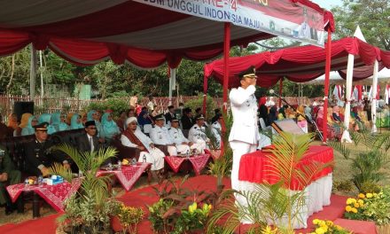 Upacara Pengibaran Bendera Merah Putih dalam memperingati DIRGAHAYU REPUBLIK INDONESIA KE-74 Di Kecamatan Batuceper Kota Tangerang