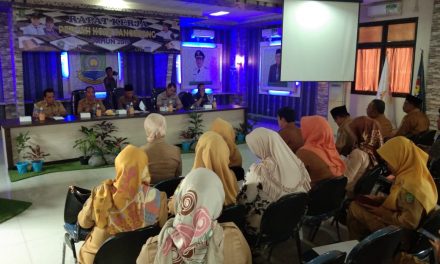 Wakapolsek Batuceper Hadiri Rapat agenda persiapan untuk acara memperingati hari HUT Kemerdekaan RI Yang Ke-74 di Kec. Batuceper