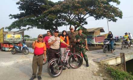 Bhabinkamtibmas Kelurahan Belendung Aiptu Pamuk Wiyono Kawal Jalannya CFD Di Belendung