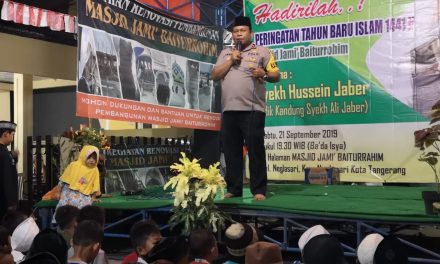 Hadir Peringatan 1 Muharram 1441 H, Kapolsek Neglasari himbau Para Jamaah agar tidak mudah Terprovokasi