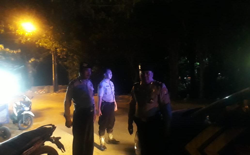 Beri Rasa Aman Masyarakat, Polsek Neglasari Gelar Patroli Biru