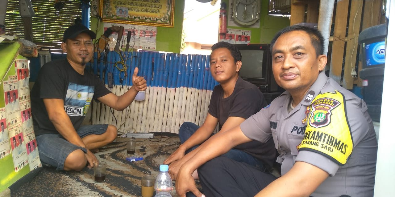 Binmas Aiptu Sumianto, Himbau Warga Jaga Kamtibmas di Sekitar Tempat Tinggal