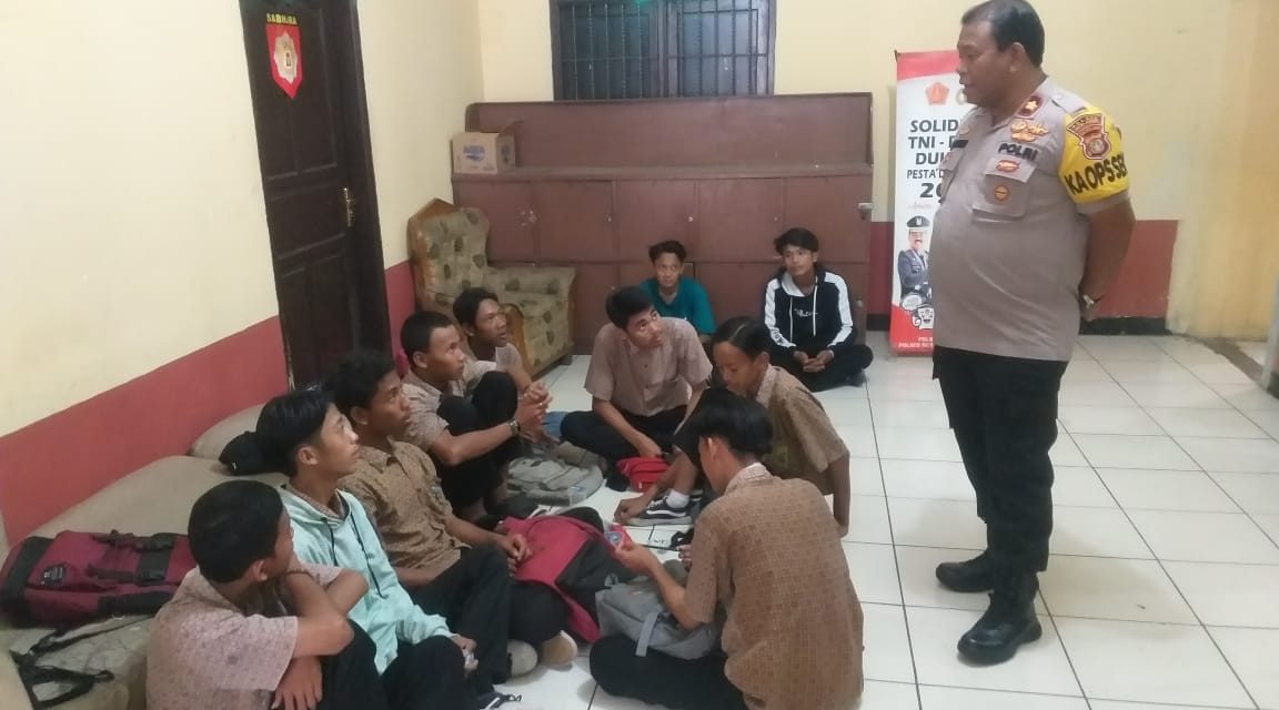 Di Sinyalir Hendak Ikut Demo, Sepuluh Pelajar Di Amankan Polsek Neglasari