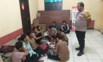 Di Sinyalir Hendak Ikut Demo, Sepuluh Pelajar Di Amankan Polsek Neglasari