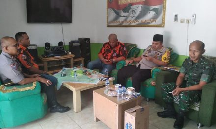 Kapolsek Jatiuwung Hadiri Rapat Koordinasi Bersama Unsur Tiga Pilar dan Ormas Bahas Persiapan HUT TNI Ke-74