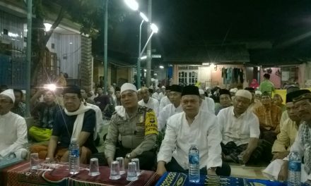 Bhabinkamtibmas Polsek Jatiuwung Hadiri Acara Santunan Anak Yatim Bersama Tokoh Agama Uwung Jaya