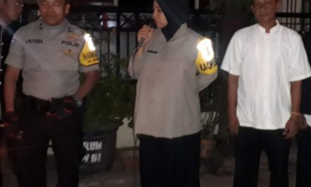 SAMBUT TAHUN BARU ISLAM 1 MUHARAM, KAPOLSEK KARAWACI PANTAU LANGSUNG PAWAI OBOR