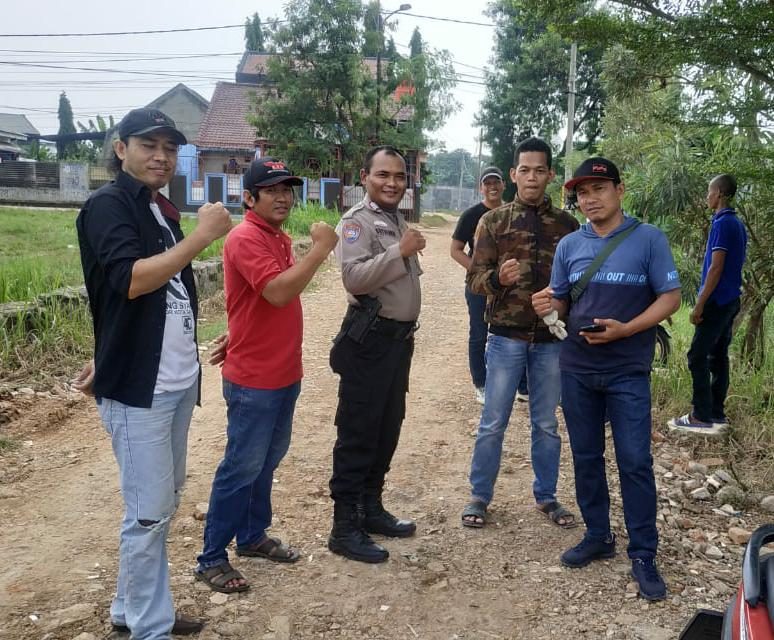 Bhabinkamtibmas Polsek Cipondoh Sambang ke Karang Taruna