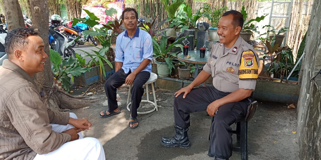 Bhabinkamtibmas Polsek Cipondoh Temui Tokoh Pemuda