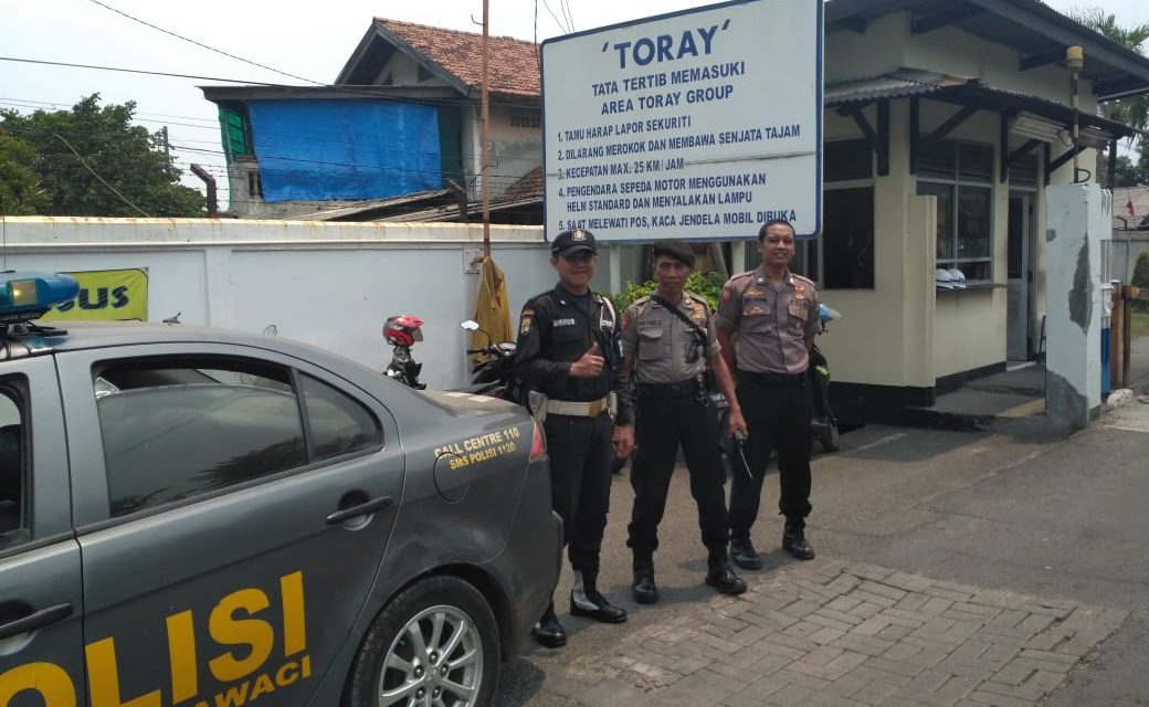 UNIT PATROLI 6801 ANTISIPASI KERAWANAN KEJAHATAN PABRIK TORAY KARAWACI