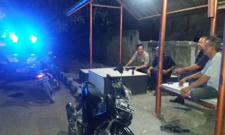 Beri Rasa Aman Malam Hari, Samapta Polsek Neglasari Gelar Patroli Biru