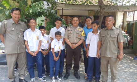 Bhabinkamtibmas Polsek Cipondoh Sambang Kamtibmas ke Sekolah