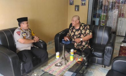 Kapolsek Jatiuwung Sambangi Ketua Pemuda Pancasila PAC Jatiuwung Sampaikan Pesan Kamtibmas