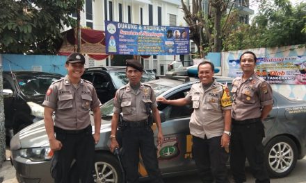 BERIKAN RASA AMAN DALAM BERIBADAH AIPDA J.W PURBA GELAR PENGAMANAN GEREJA GKPS  KEBON JATI KARAWACI