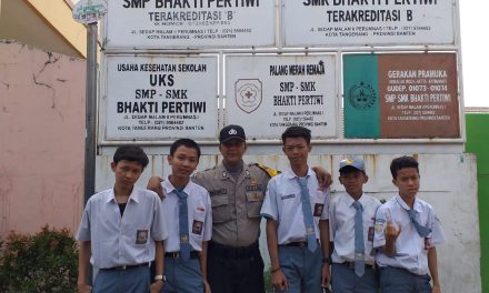 “COOLING SYSTEM” BHABINKAMTIBMAS KEL.NUSA JAYA KUNJUNGI DAN BERIKAN HIMBAUAN KE SEKOLAH BHAKTI PERTIWI KARAWACI