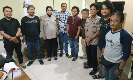 POLSEK KARAWACI SAMBUT SILAHTURAHMI KUNJUNGAN AWAK MEDIA TANGERANG RAYA