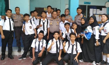 Cipta Kondisi Kamtibmas Kondusif , Kapolsek Neglasari Sambangi SMK Karya Bangsa